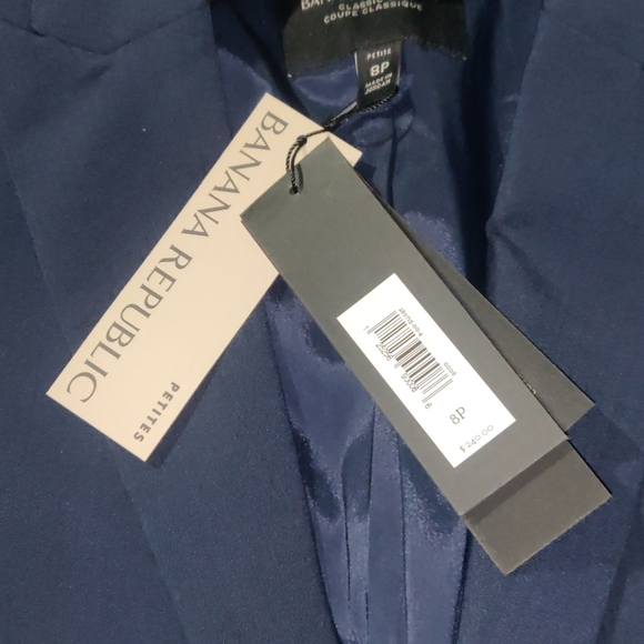 Petite Classic-Fit Washable Italian Wool-Blend Bla - Picture 8 of 15